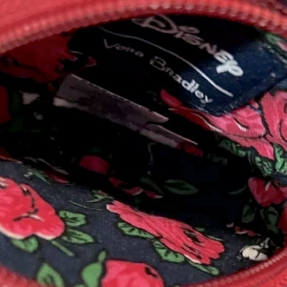 Vera Bradley Beauty and The Beast Collection Cosmetic Coin Purse/ Key Fob - Picture 8 of 10